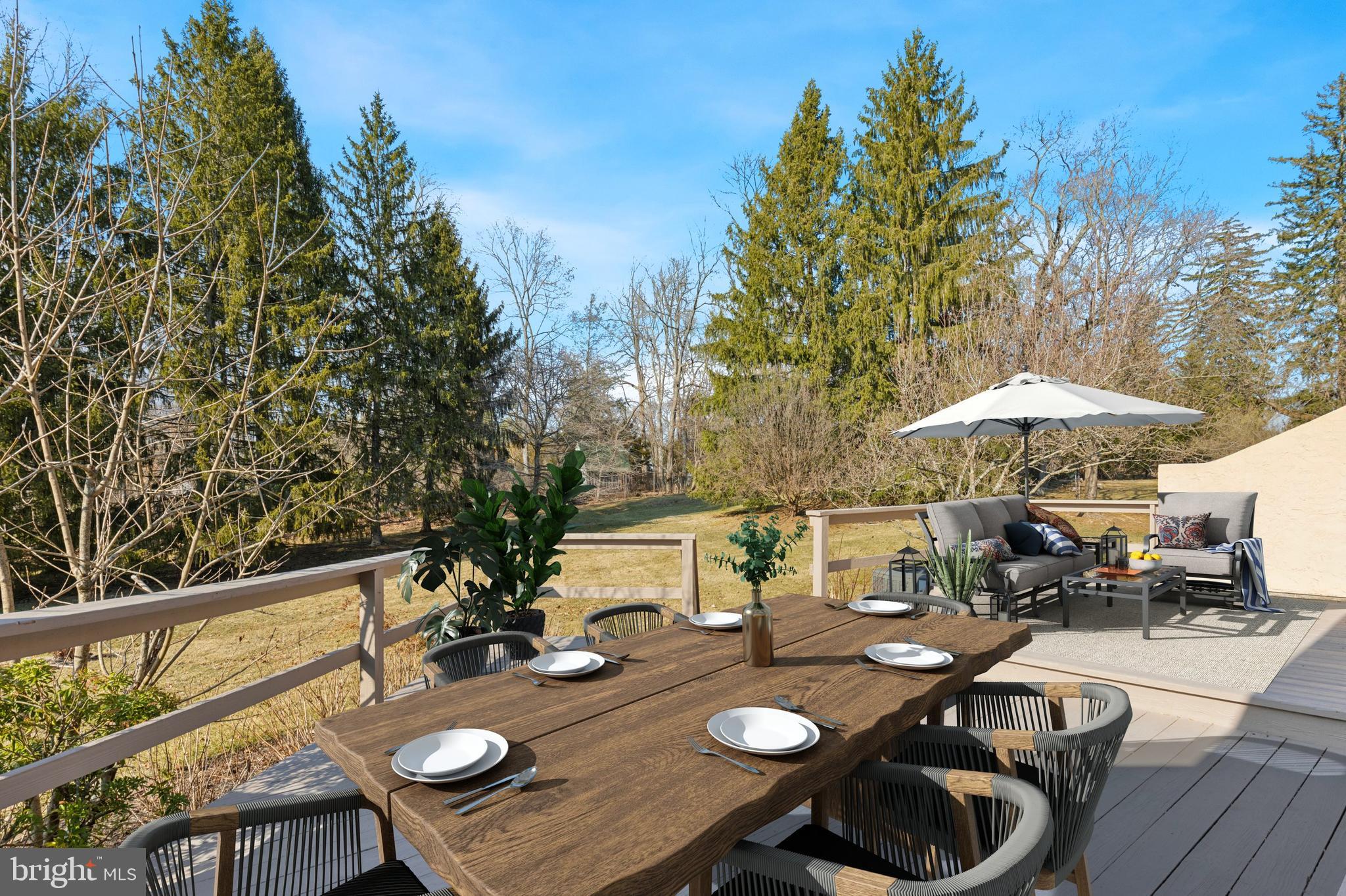 12 Wingstone Lane Devon, PA 19333 - Photo 16 of 31 a view of a table and chairs in the patio