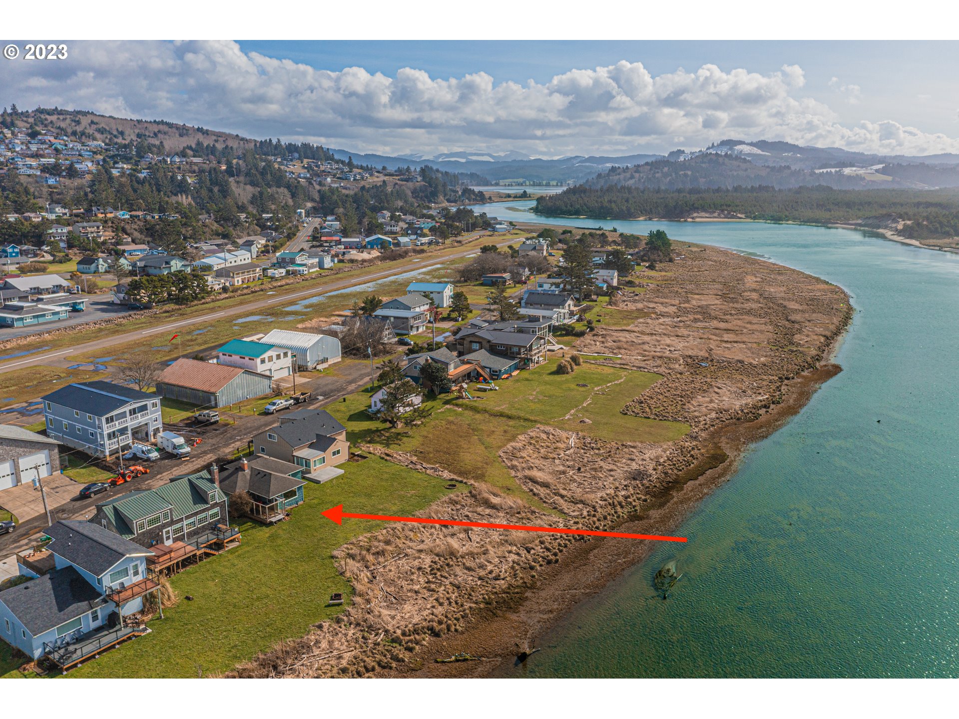 35160 Rueppel Avenue Pacific City, OR 97135 - Photo 24 of 26 a view of a city with mountains in the background