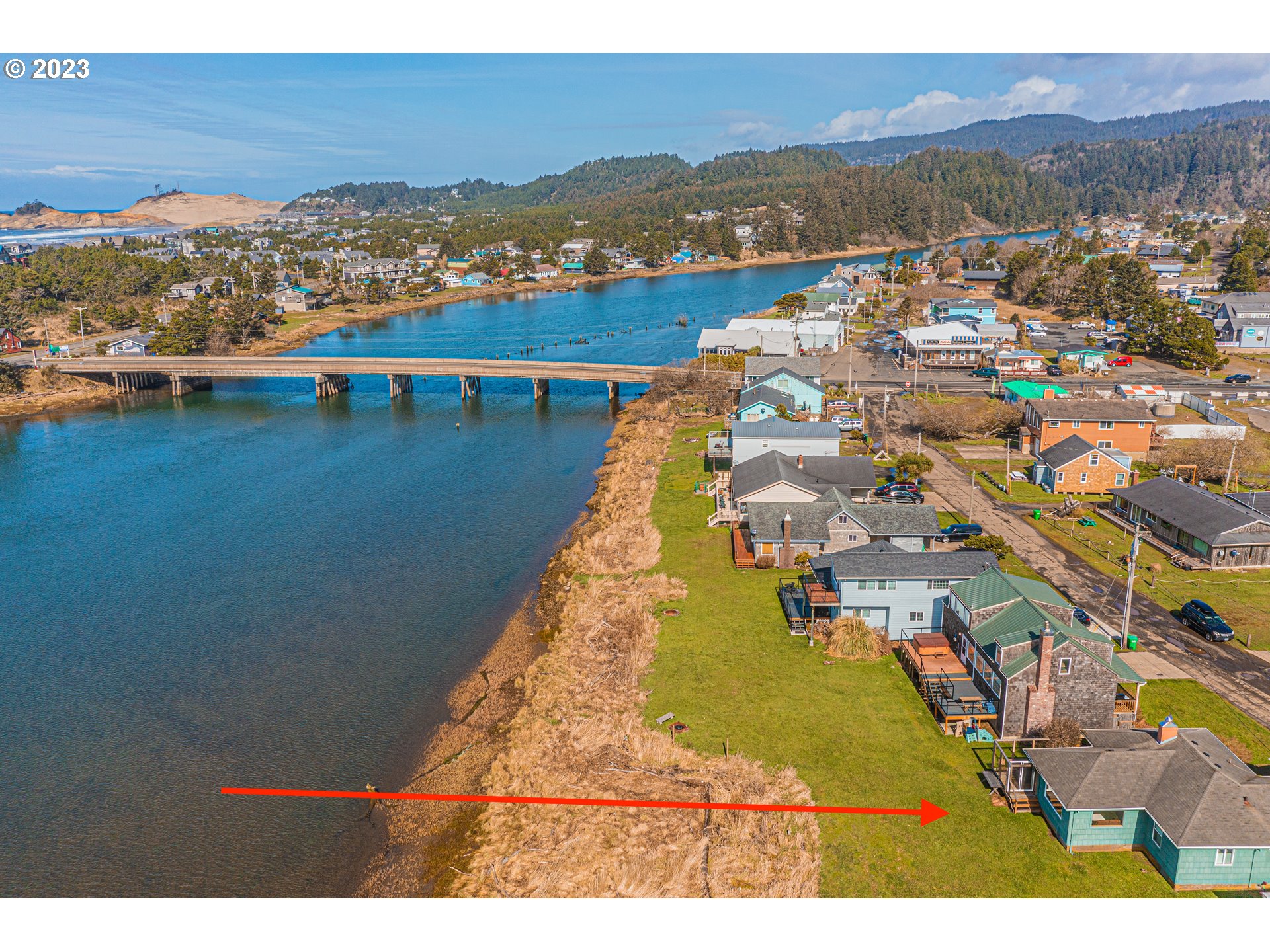 35160 Rueppel Avenue Pacific City, OR 97135 - Photo 26 of 26 a view of a city with mountains in the background