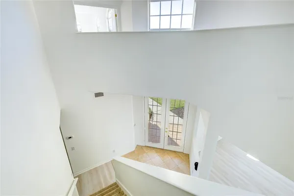 a bathroom with a tub and shower