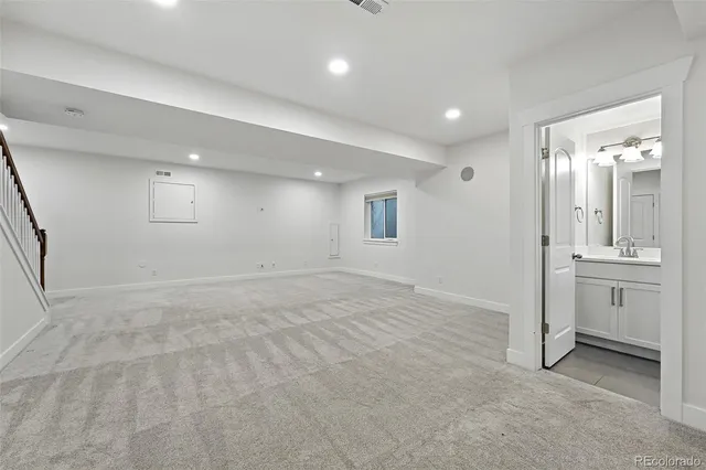 a view of an empty room