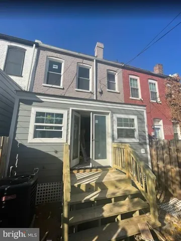 an empty room with closet
