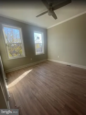 a view of a garage with storage