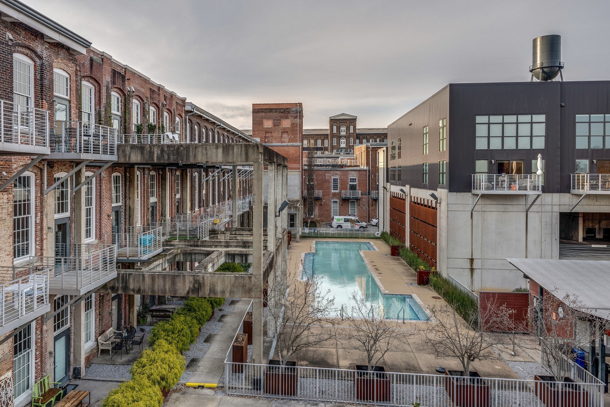 1350 Rosa L Parks Boulevard, Unit 338 Nashville, TN 37208 - Photo 22 of 28 a city view with tall buildings and a yard
