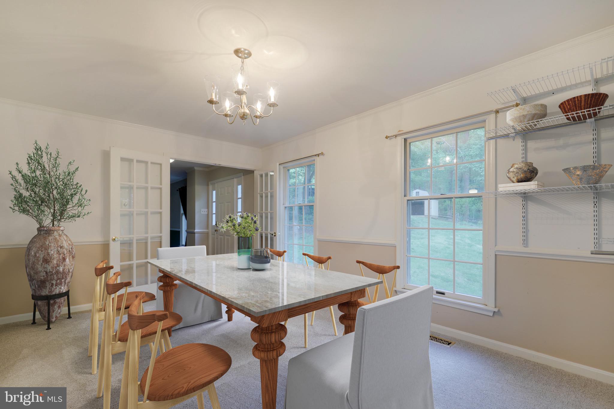 5769 Pendleton Lane Warrenton, VA 20187 - Photo 10 of 47 Dining room virtually staged