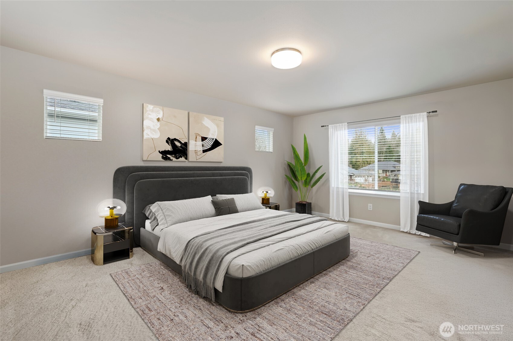 25704 207th Place Southeast Covington, WA 98042 - Photo 16 of 34 a bedroom with a bed and furniture