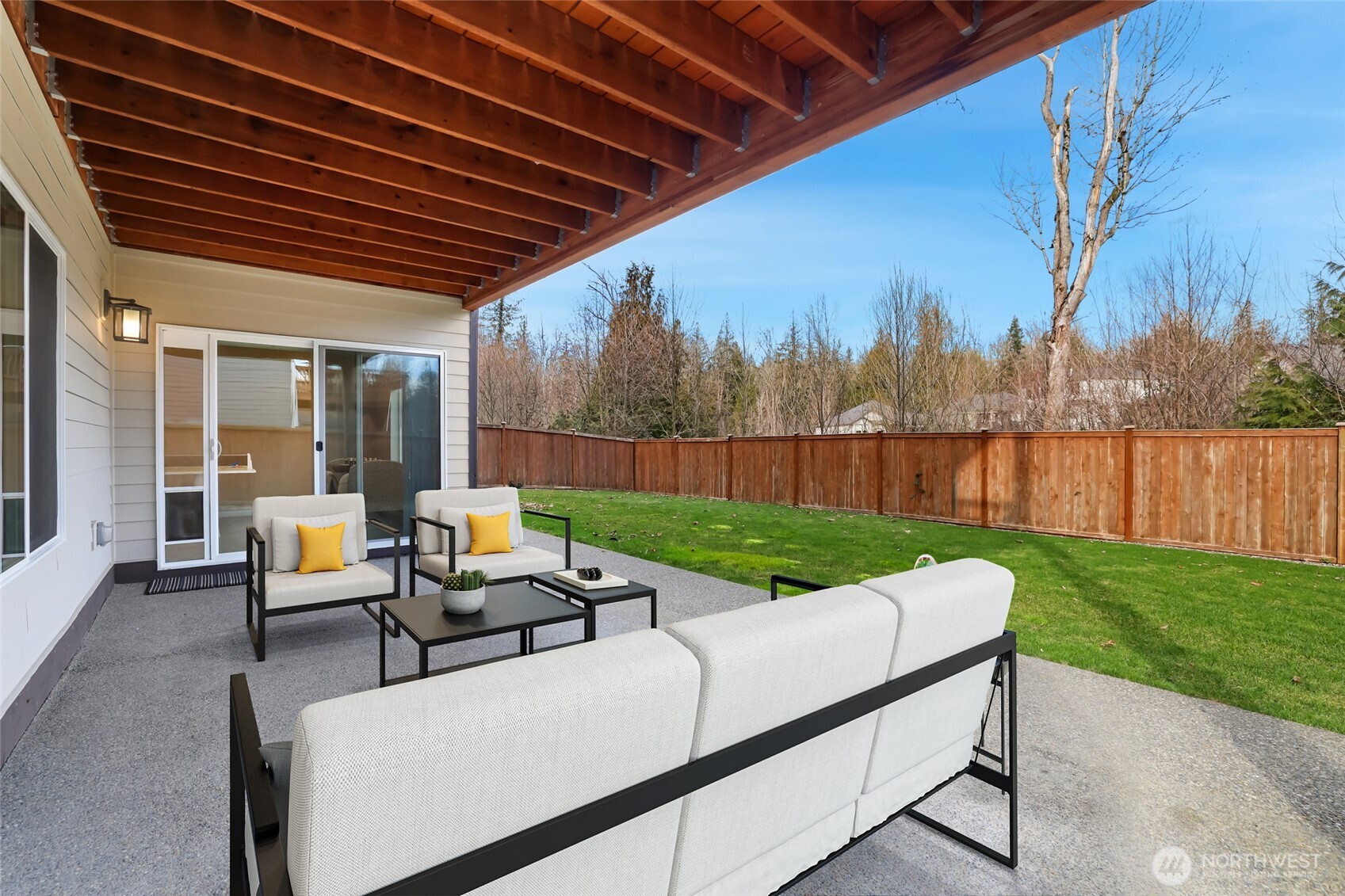 25704 207th Place Southeast Covington, WA 98042 - Photo 29 of 34 a view of yard with outdoor seating and green space