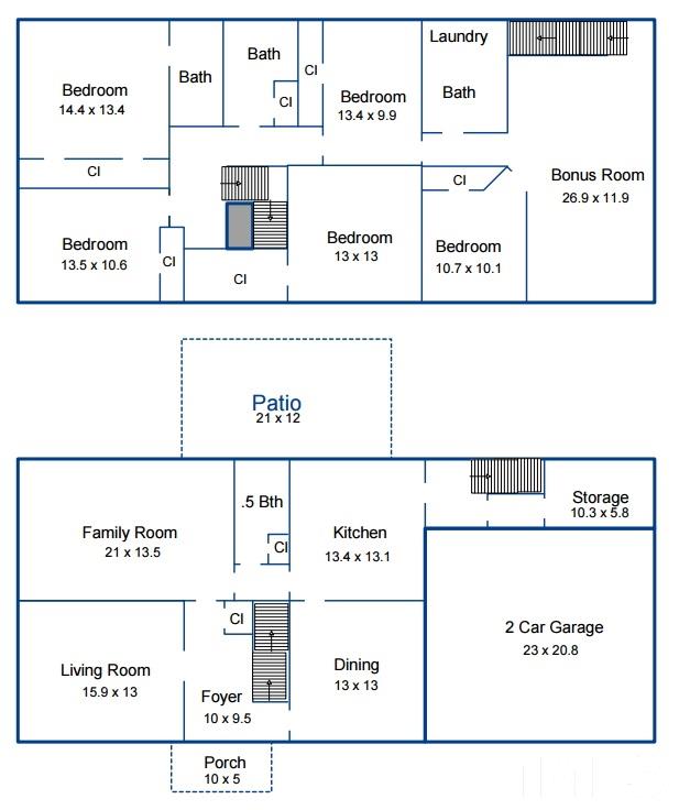 1120 Country Ridge Drive Raleigh, NC 27609 - Photo 25 of 25 Floor plan of the home.