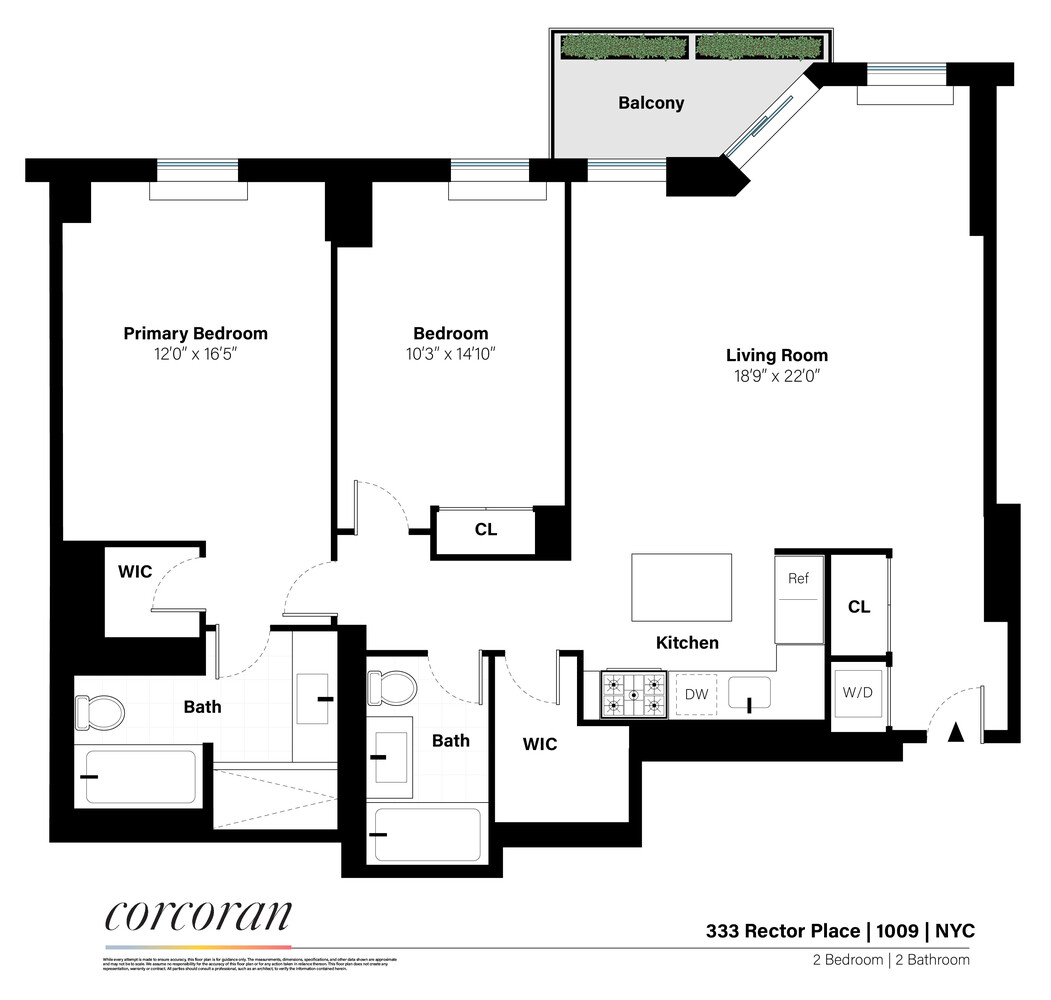 333 Rector Place, Unit 1009 Manhattan, NY 10280 - Photo 11 of 11