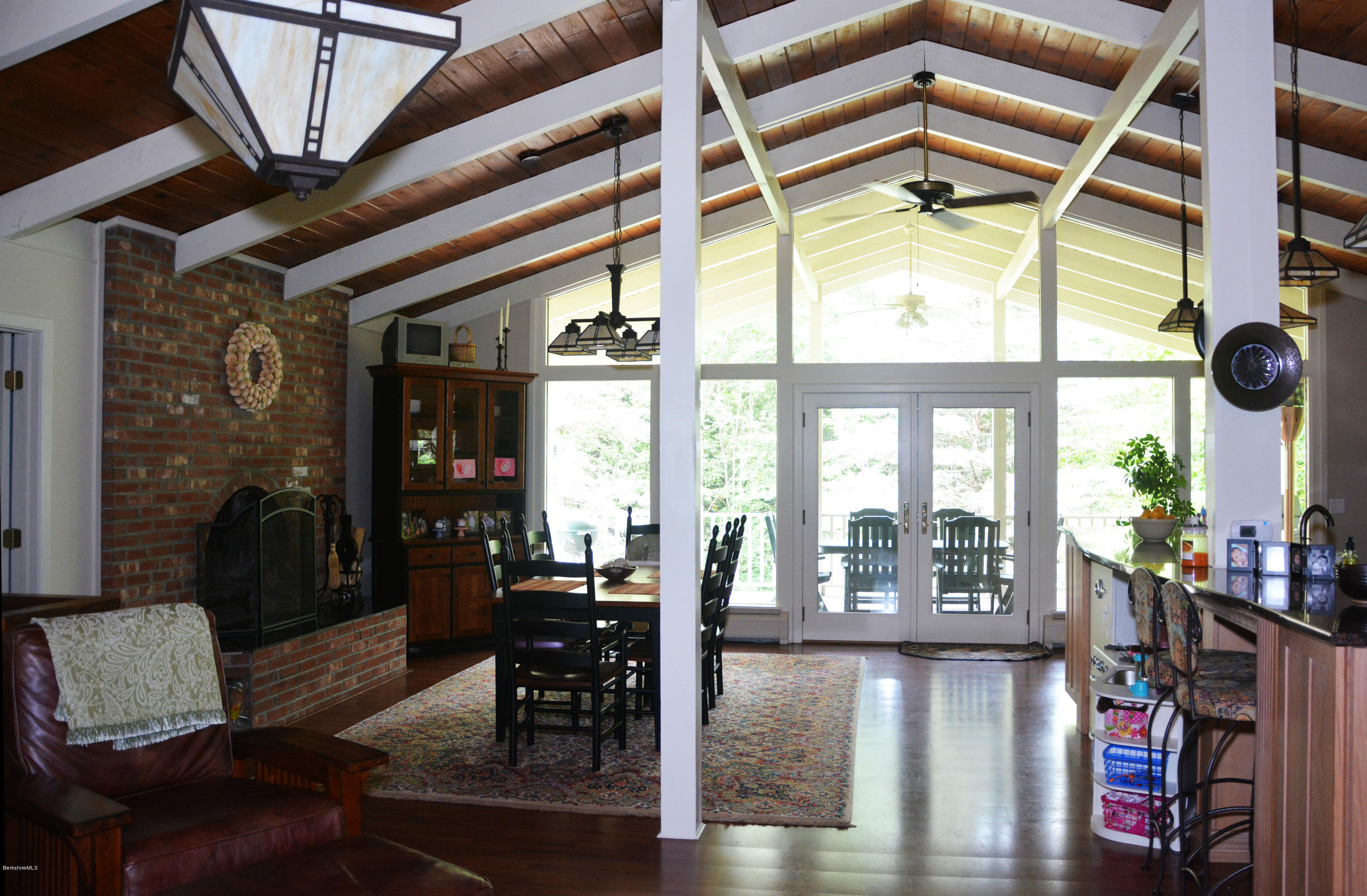 53 Roys Road New Ashford, MA 01237 - Photo 6 of 23 Grand Kitchen, Sitting and Dining Area