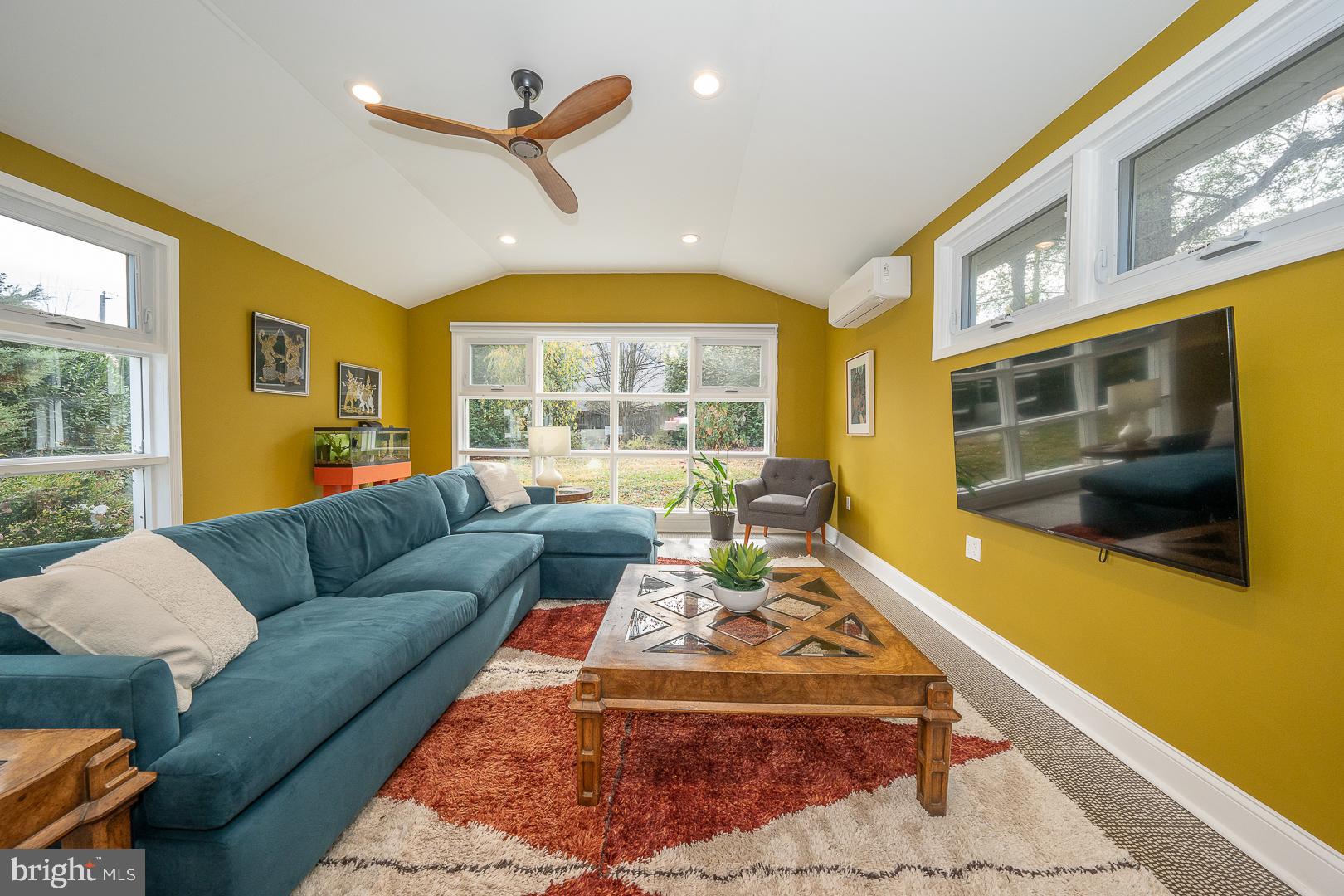 603 South Devon Avenue Wayne, PA 19087 - Photo 11 of 34 Motorized darkening blinds on back wall windows.