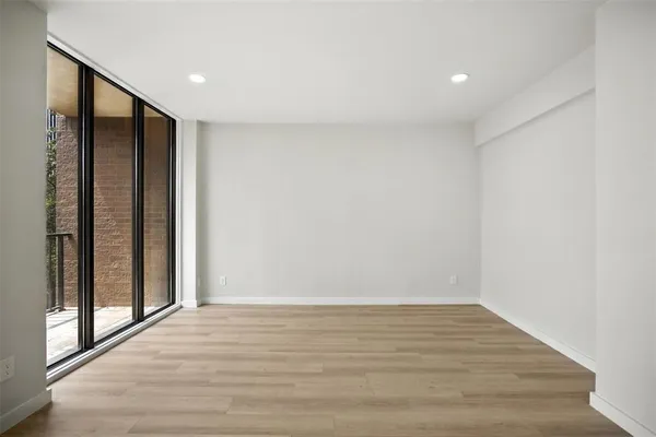 a view of an empty room