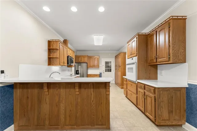 a view of a small space