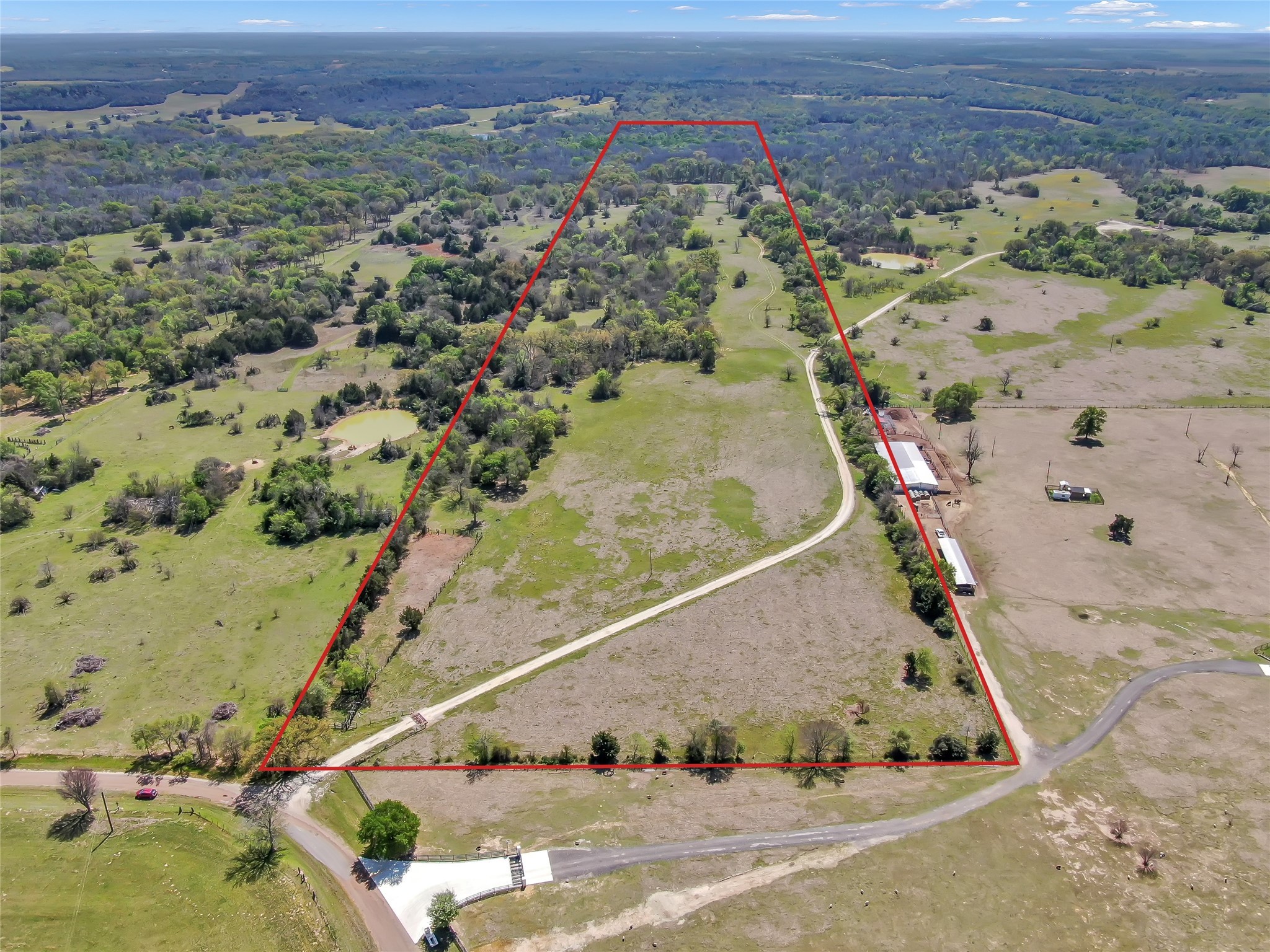 0 South Hickory Loop Calvert, TX 77837 - Photo 2 of 21 50 unrestricted acres that is private, quiet, and convenient location