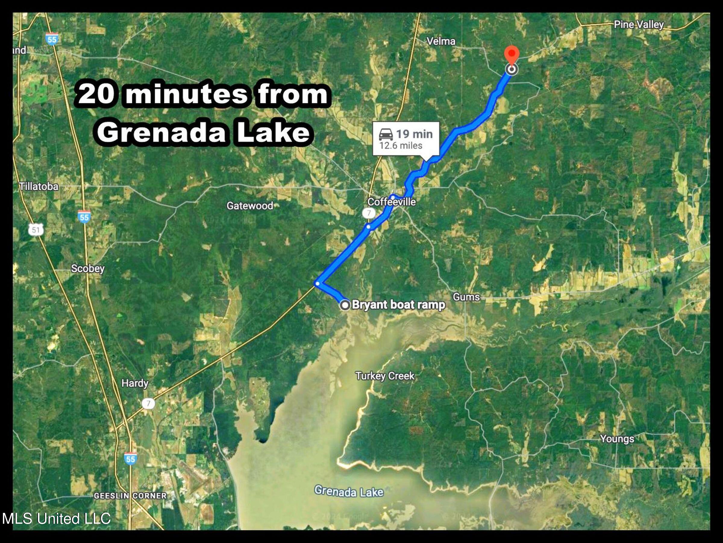 94 - Coleman Road Water Valley, MS 38965 - Photo 4 of 43 2.20 minutes from grenada lake