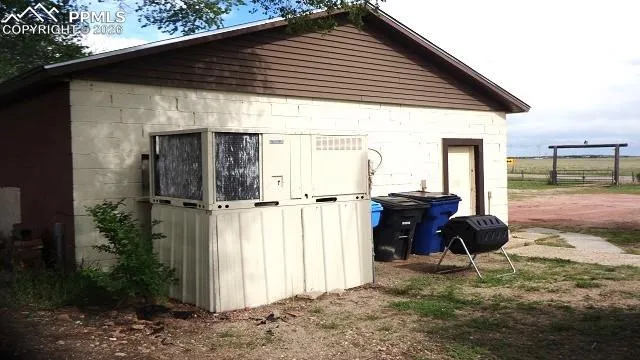a view of ocean with a building