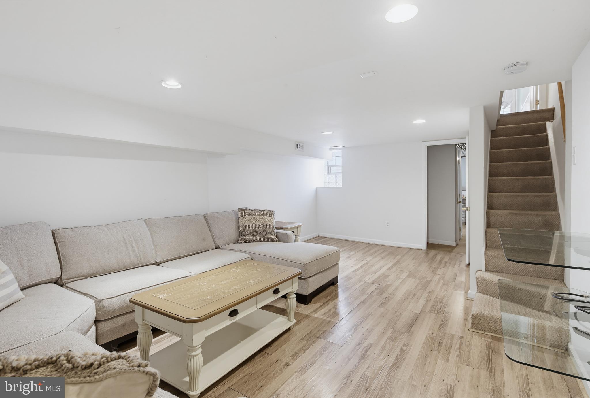 1613 Webster Street Baltimore, MD 21230 - Photo 26 of 35 Finished basement with 7ft ceilings