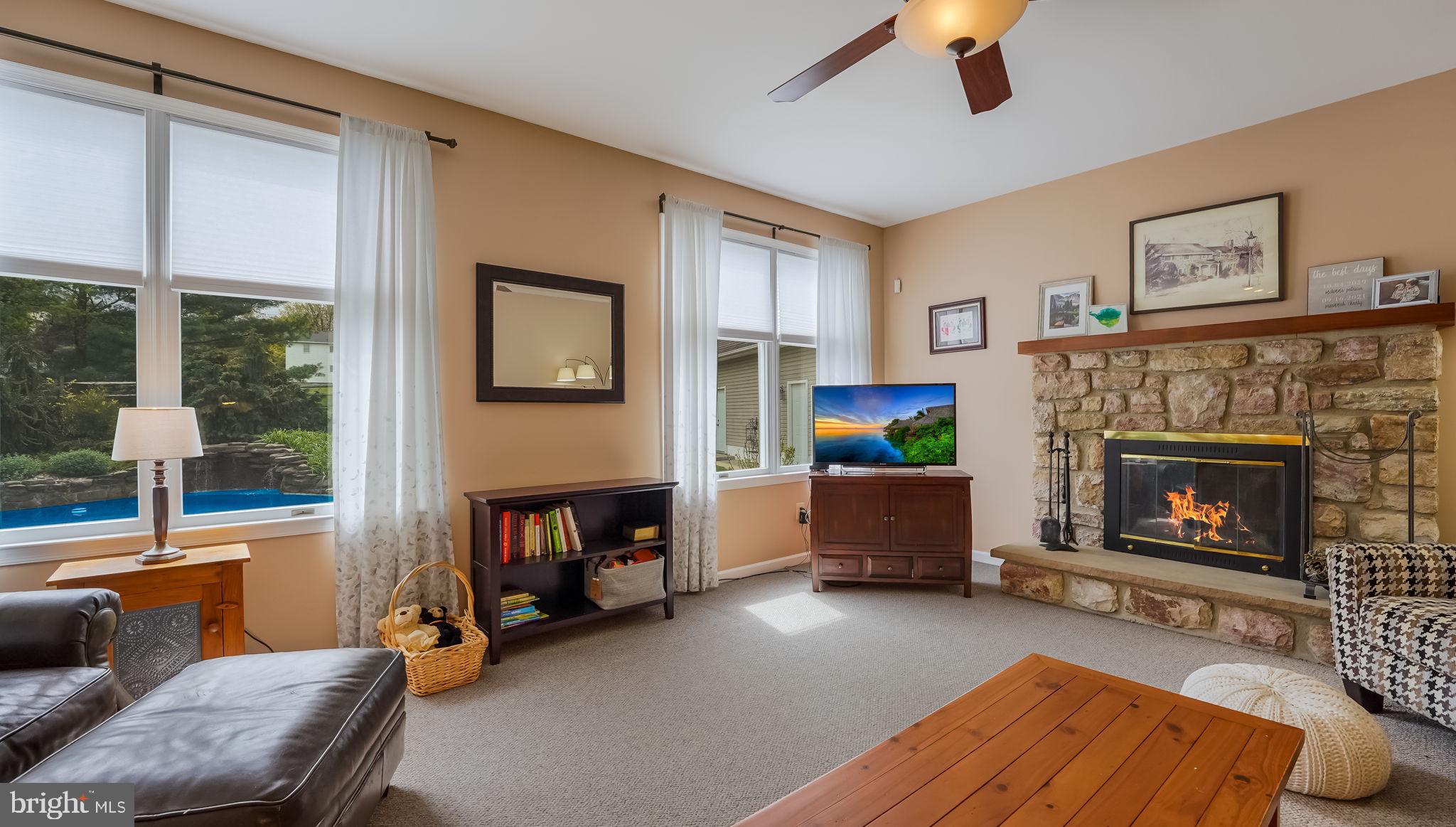 5069 Ryan Road Pipersville, PA 18947 - Photo 13 of 48 Cozy Fireplace