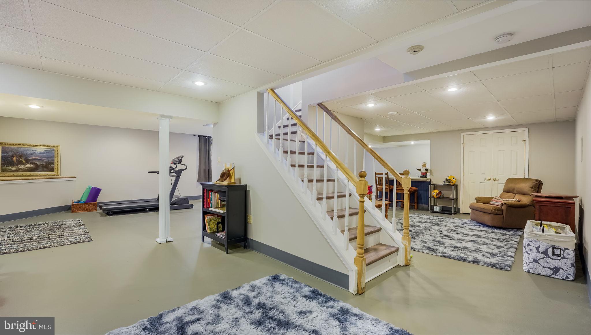 5069 Ryan Road Pipersville, PA 18947 - Photo 38 of 48 Finished Basement with wet bar