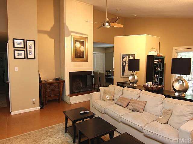 3479 Hope Valley Road Durham, NC 27707 - Photo 4 of 21 a living room with furniture and fireplace