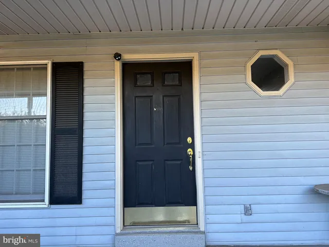 a view of front door