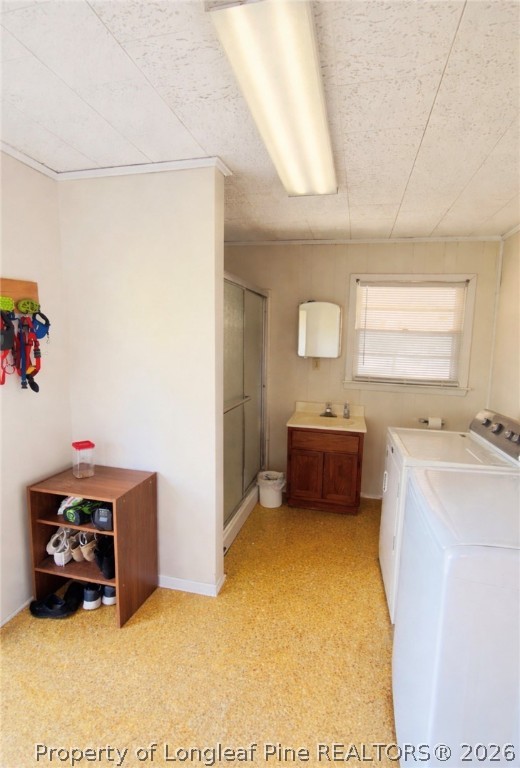 5271 Tobacco Road Orrum, NC 28369 - Photo 25 of 49 a bedroom with furniture and a bed