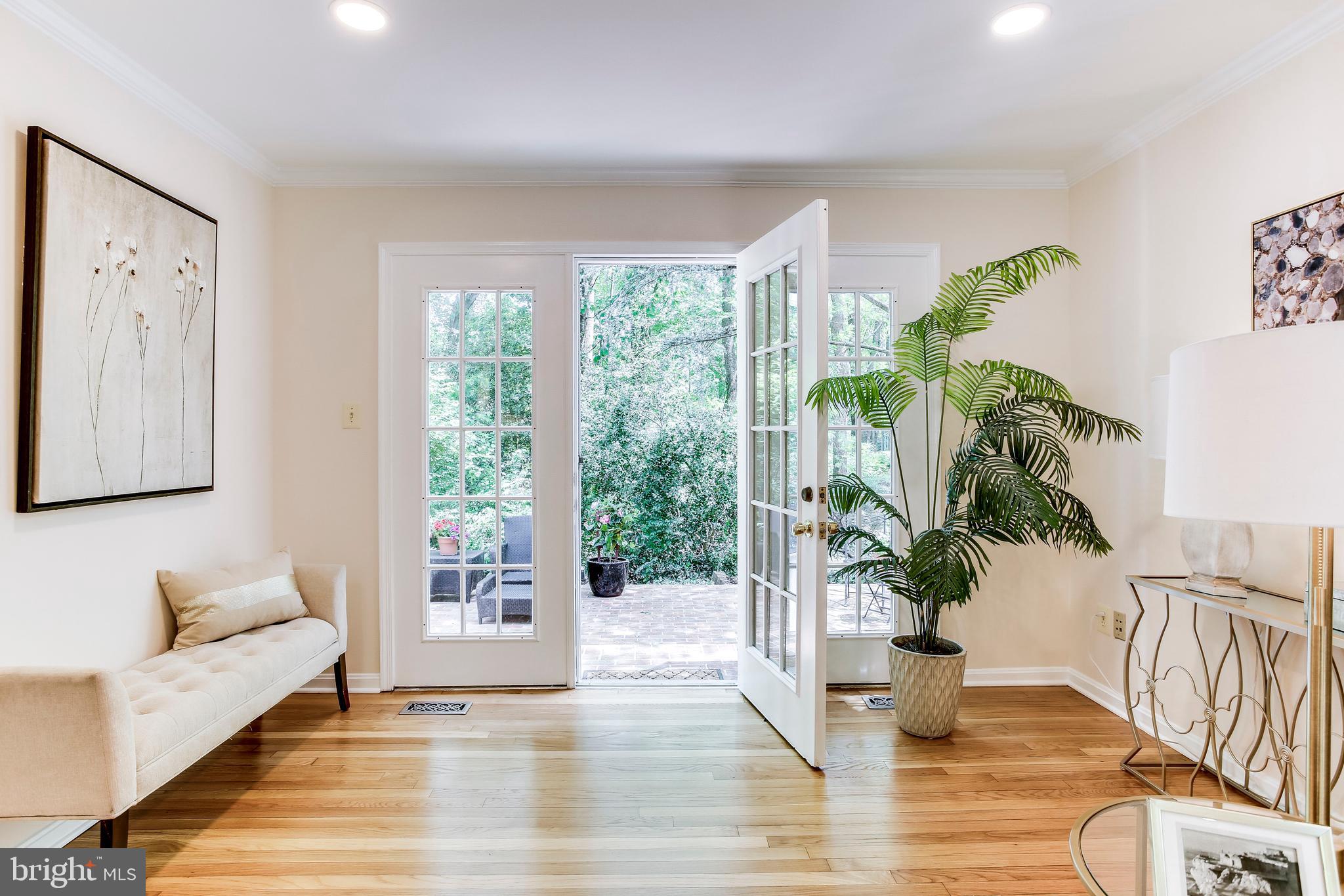 2093 Cobblestone Lane Reston, VA 20191 - Photo 11 of 43 French doors to rear patio
