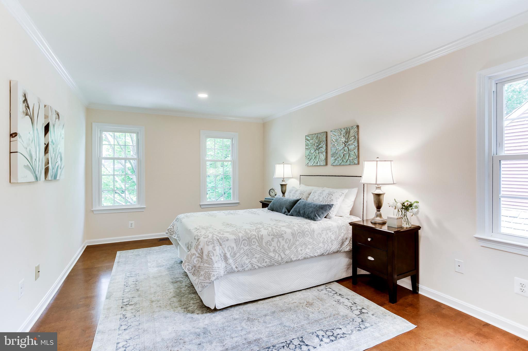 2093 Cobblestone Lane Reston, VA 20191 - Photo 20 of 43 Master bedroom w/cork flooring