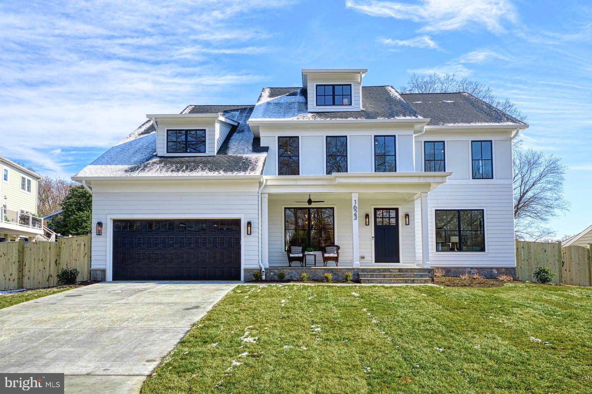 Finished new construction by M-R Custom Homes