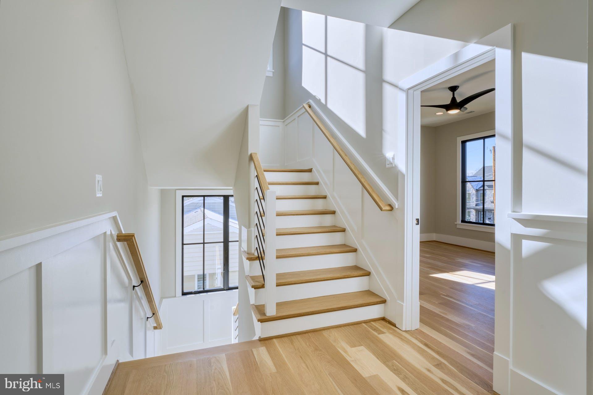 1623 Dempsey Street McLean, VA 22101 - Photo 27 of 54 White oak staircases filled with natural light