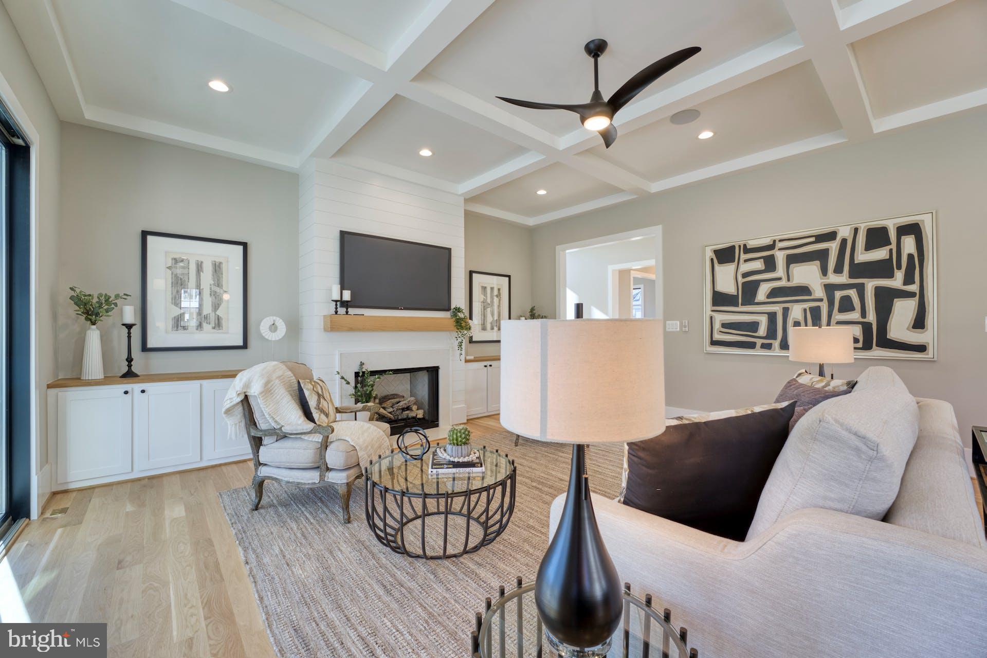 1623 Dempsey Street McLean, VA 22101 - Photo 8 of 54 42" gas fireplace with tile and shiplap surround