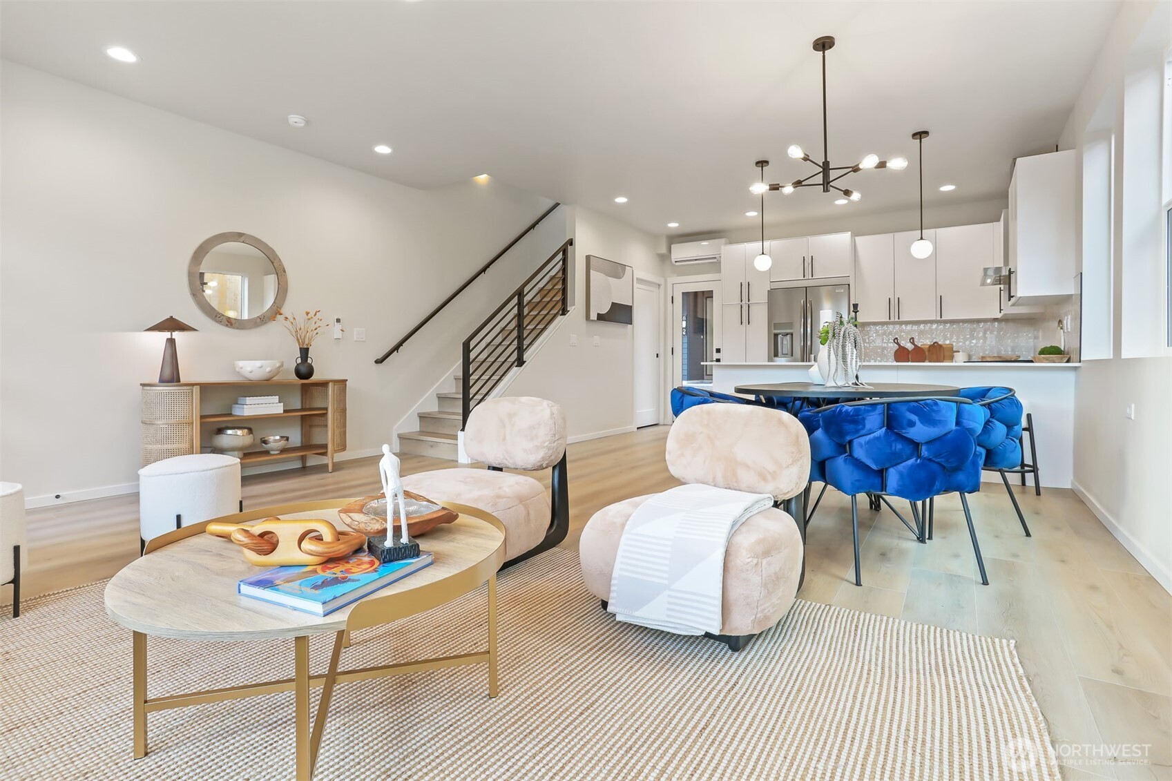 836 Northwest 50th Street Seattle, WA 98107 - Photo 5 of 35 a living room with furniture and chandelier