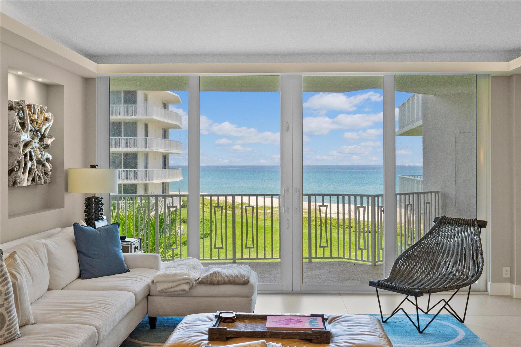 2500 South Ocean Boulevard, Unit 3A3 Palm Beach, FL 33480 - Photo 12 of 39 a living room with furniture and a window
