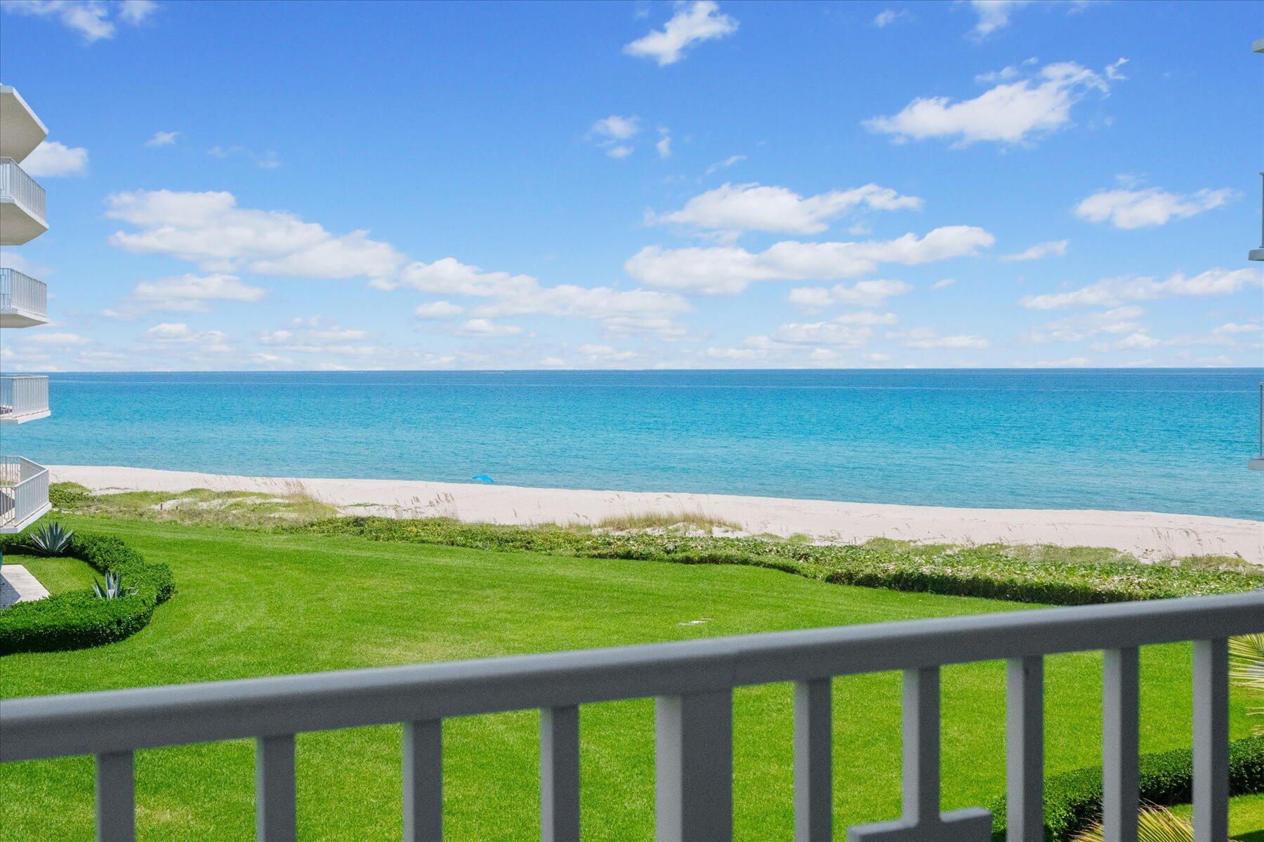 2500 South Ocean Boulevard, Unit 3A3 Palm Beach, FL 33480 - Photo 26 of 39 Balcony Views