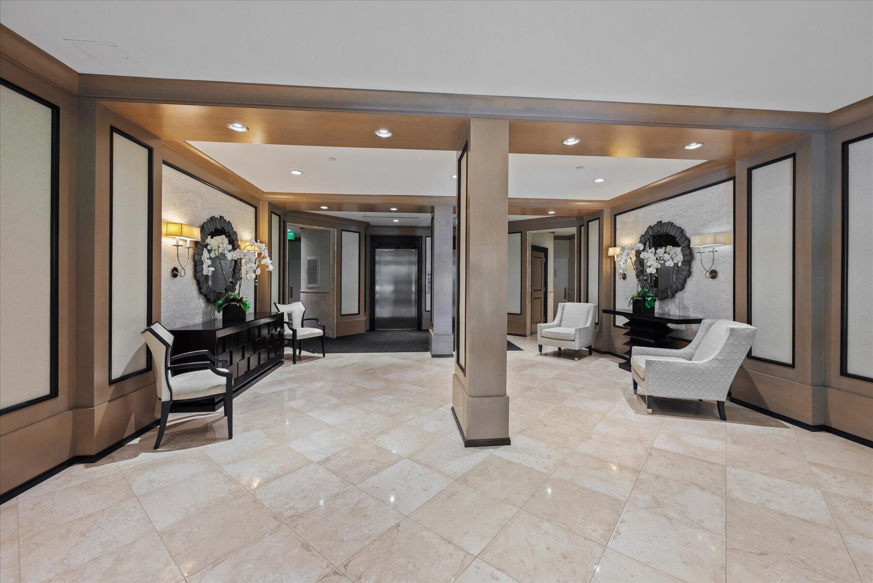 2500 South Ocean Boulevard, Unit 3A3 Palm Beach, FL 33480 - Photo 29 of 39 a living room with furniture and large windows