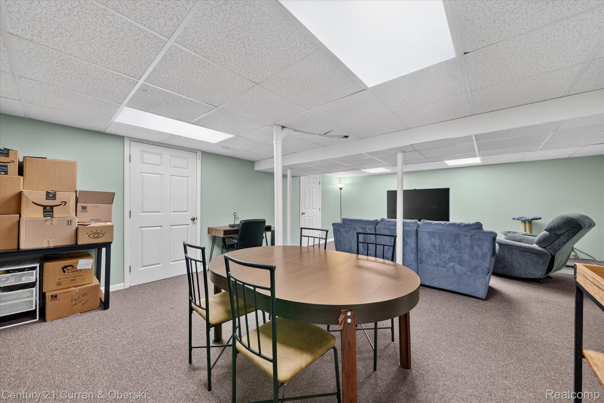 24525 Jamestowne Road Novi, MI 48375 - Photo 28 of 34 Carpeted room with a drop ceiling and integrated lighting