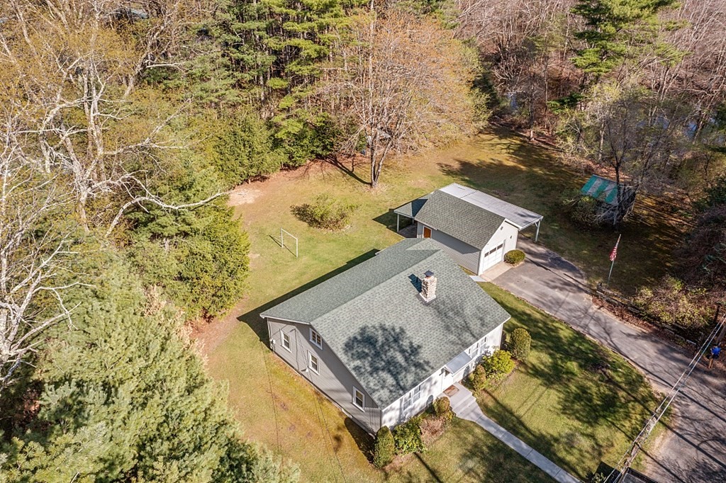 10 R Eagleville Road Orange, MA 01364 - Photo 25 of 29 aerial view of a house with a yard