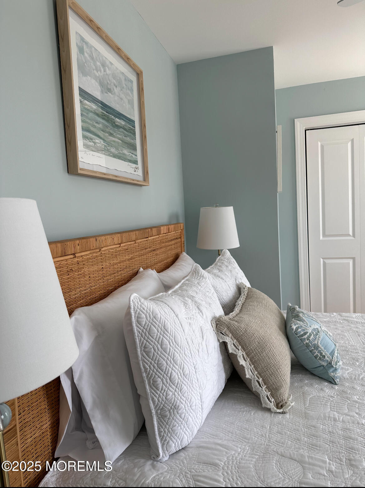 2105 Grand Central Avenue, Unit 1 Lavallette, NJ 08735 - Photo 27 of 33 a bedroom with a bed and wooden floor