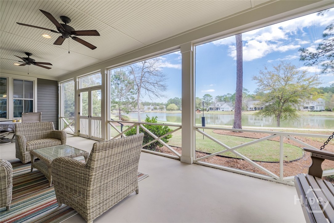 36 Oldfield Village Road Bluffton, SC 29909 - Photo 40 of 74 Views of Lake Arrowhead from the screened porch