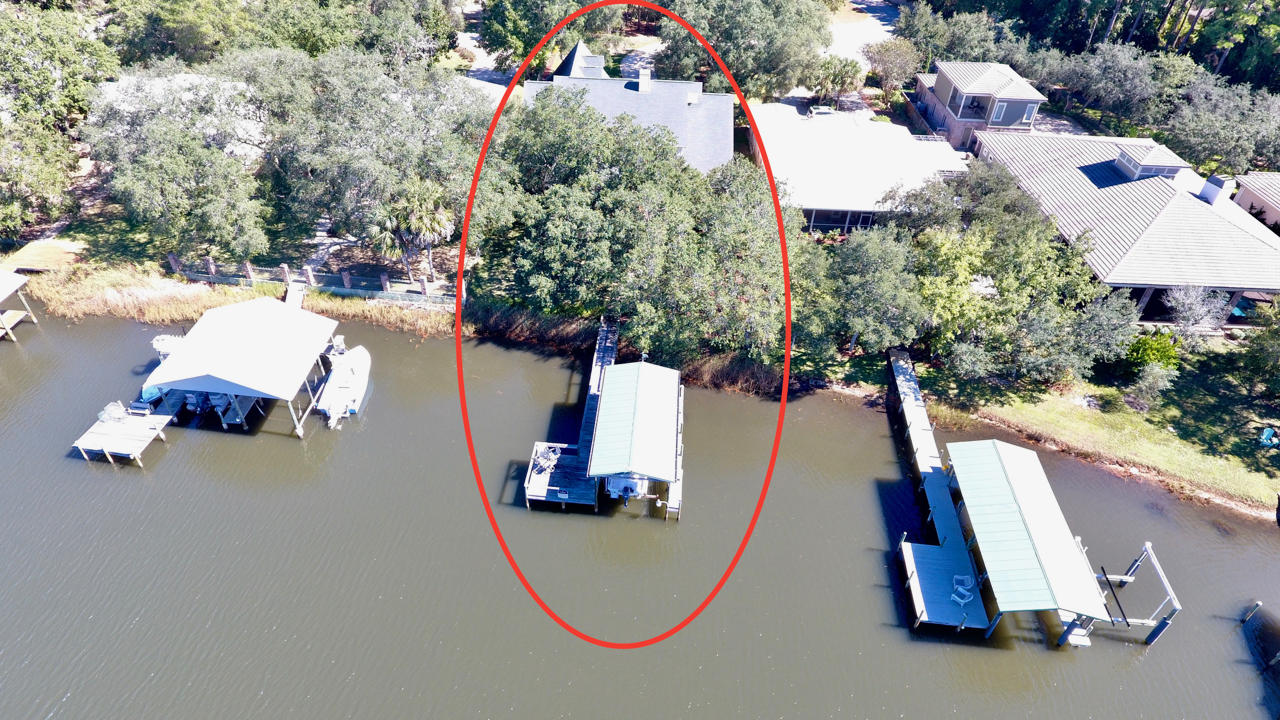 60 Windy Way Santa Rosa Beach, FL 32459 - Photo 54 of 56 an aerial view of a house with outdoor space pool seating area and car parked