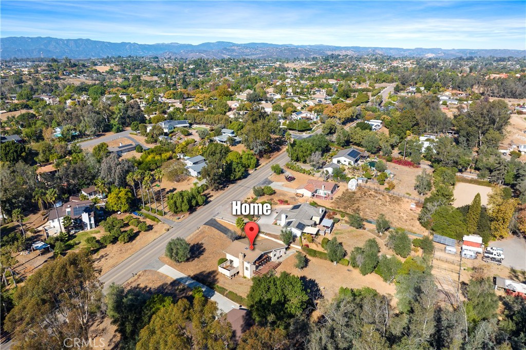 1346 McDonald Road Fallbrook, CA 92028 - Photo 28 of 33 an aerial view of residential houses with outdoor space