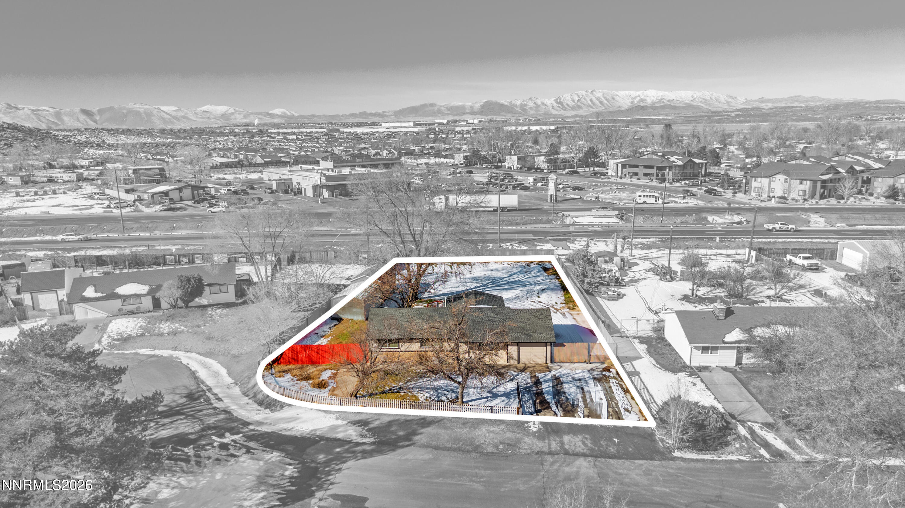 9035 Fremont Way Reno, NV 89506 - Photo 35 of 44 an aerial view of a house