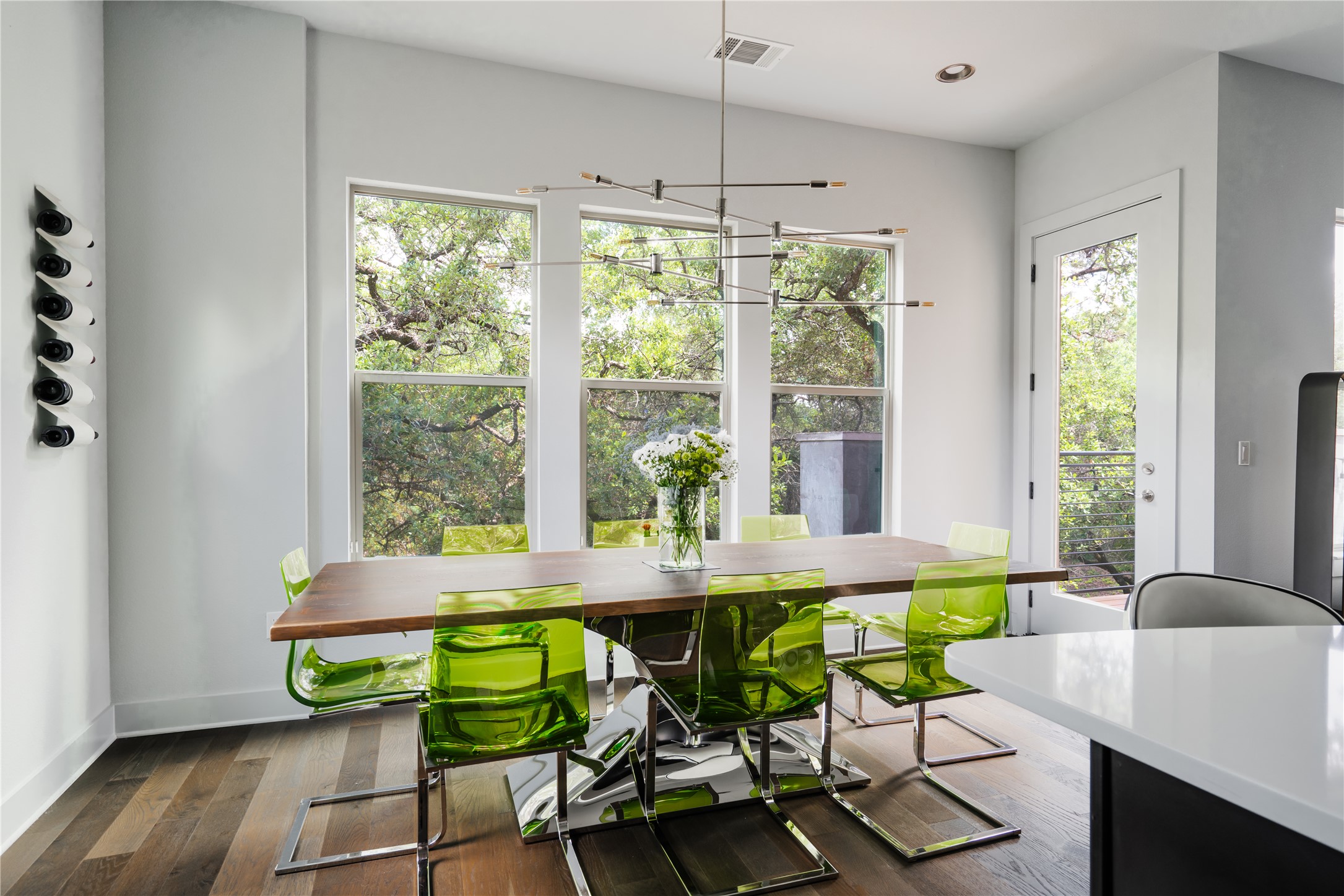 8110 Ranch Road 2222, Unit 36 Austin, TX 78730 - Photo 14 of 31 a dining room with furniture and a large window