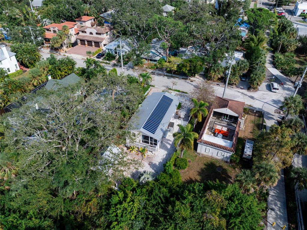 652 Ohio Place Sarasota, FL 34236 - Photo 55 of 61 an aerial view of residential house with outdoor space and trees all around