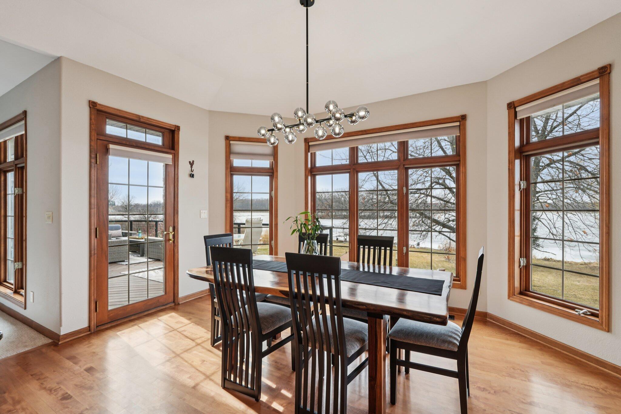 N4985 Arrowhead Trail Hubbard, WI 53039 - Photo 10 of 67 View of the water from Dining Area