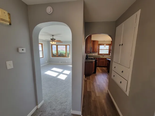 a view of an empty room