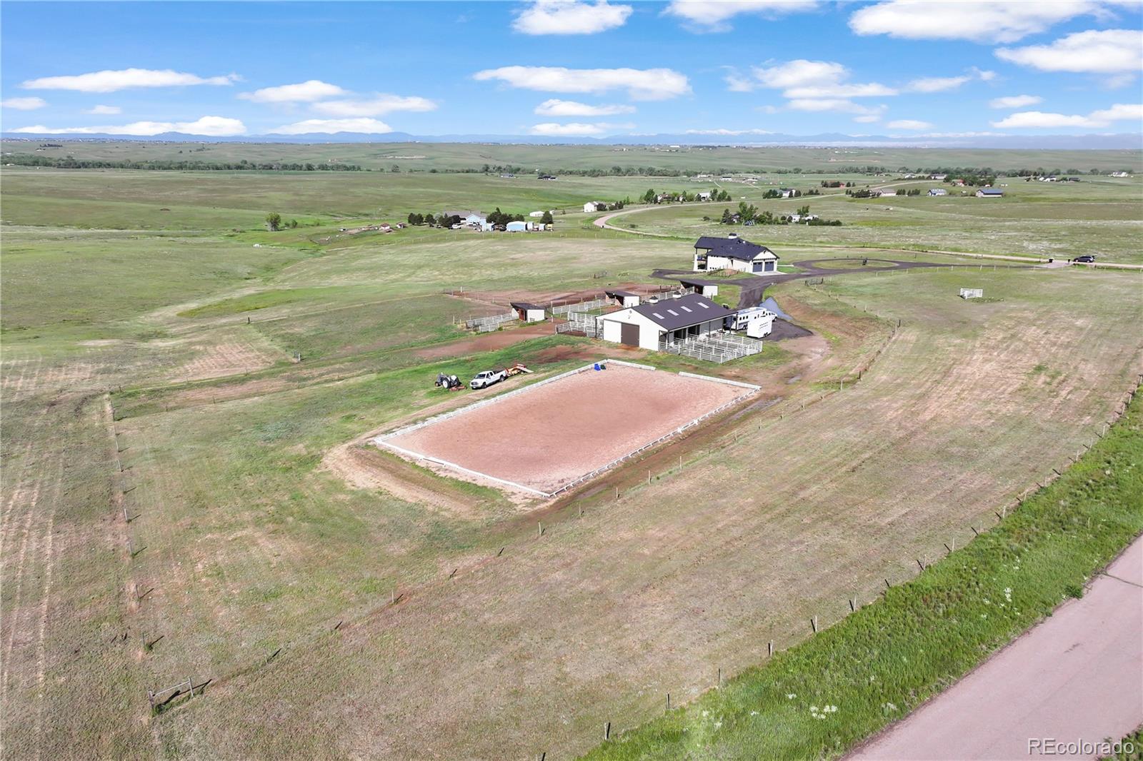 7600 Patrick Trail Elizabeth, CO 80107 - Photo 28 of 45 a view of an ocean and a yard