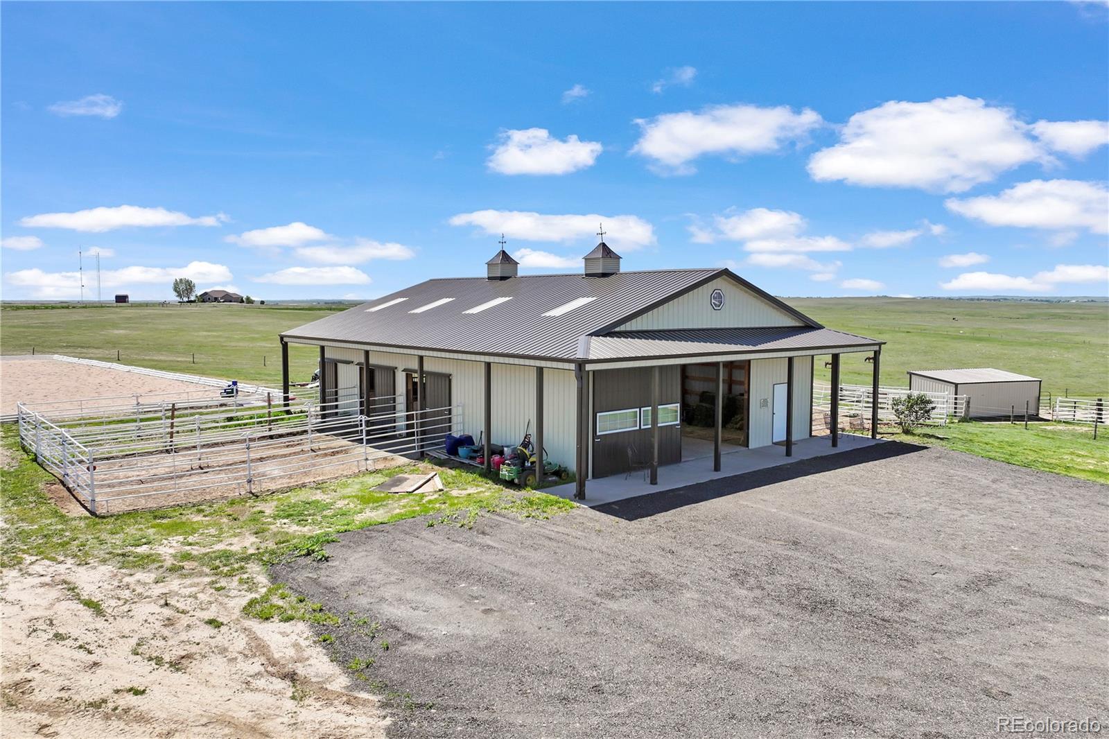 7600 Patrick Trail Elizabeth, CO 80107 - Photo 30 of 45 a front view of a house with a yard