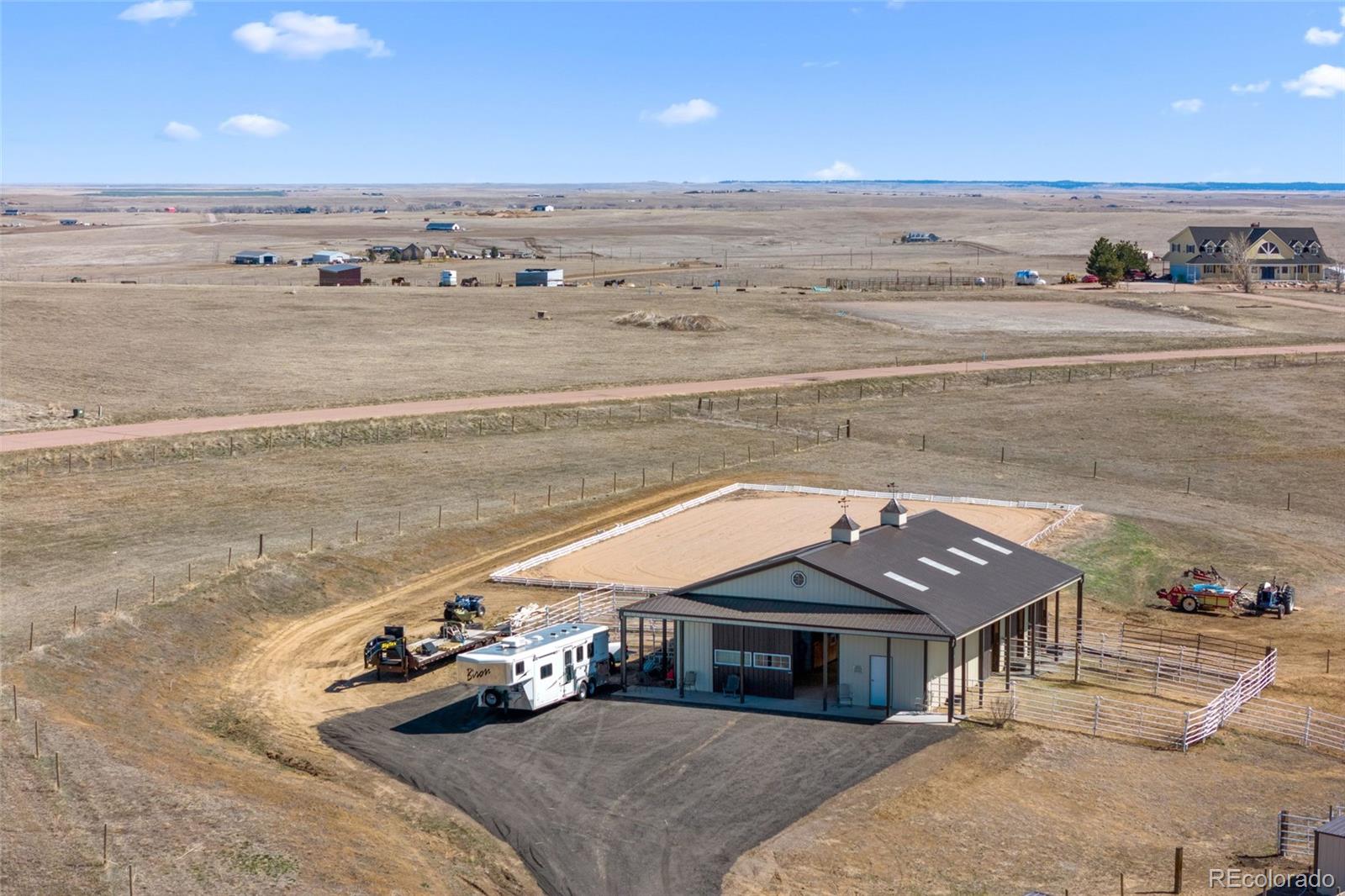 7600 Patrick Trail Elizabeth, CO 80107 - Photo 40 of 45 a view of a big room with an ocean view