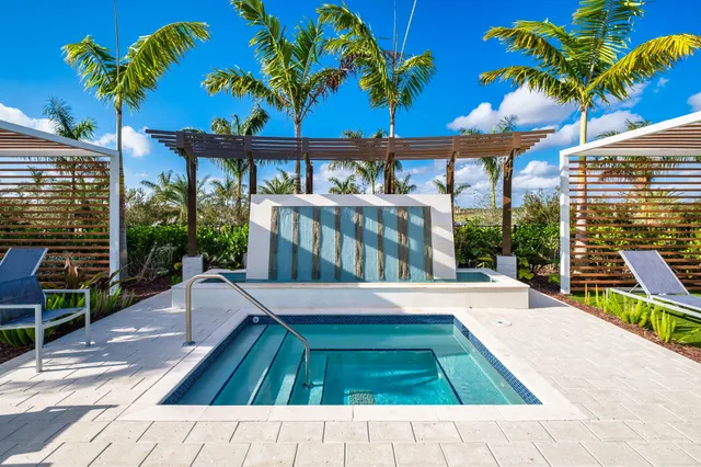 a view of swimming pool with patio